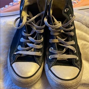 high top converse, black, women’s 6.5
